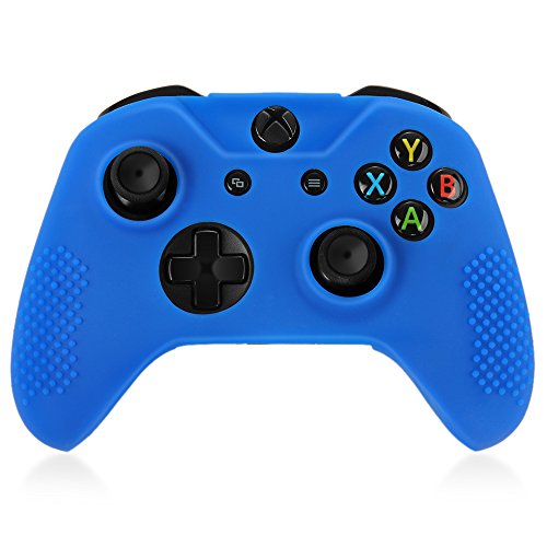 TNP XBox One S / XBox Controller Case (Blue) - Soft Silicone Gel Rubber Grip Case Protective Cover Skin for XBox One S / XBox Wireless Game Gaming Gamepad Controllers TNP XBox One S / XBox Controller Case (Blue) - Soft Silicone Gel Rubber Grip Case Protective Cover Skin for XBox One S / XBox Wireless Game Gaming Gamepad Controllers