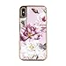 Ted Baker Fashion Premium Tempered Glass Case for iPhone Xs Max, Protective Cover iPhone Xs Max for Professional Women/Girls - Iguazu
