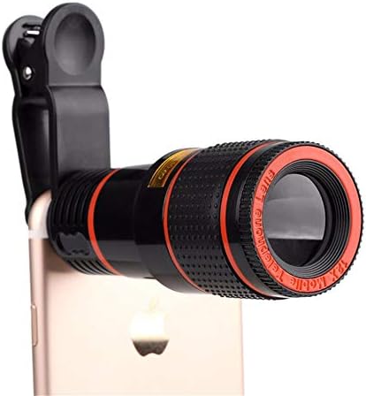 Gadgetza S2M Telescope Lens Kit with 12x Zoom, DSLR Blur Background Effect Compatible with All Android, iOS & Windows Device (Assorted Colour)