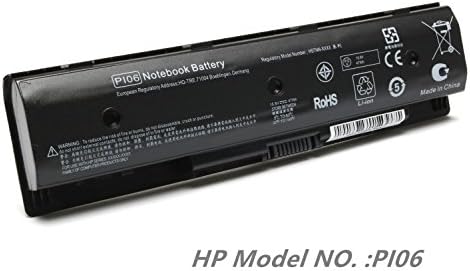 New PI06 Battery for HP Pavilion Envy TouchSmart 710416-001 710417-001 HSTNN-LB4N HSTNN-LB4O 15T-J000 15T-J100 Laptop Battery Pack [10.8V 5200mAh]