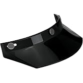Biltwell | 3 Snap Moto Visor Universal Fit for Helmets | Motocross Retro Vintage Modern Style