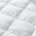 Egyptian Bedding Luxurious Twin/Twin XL Extra Long Hard-to-FIND 70 Oz Fill Weight Goose Down Alternative Comforter, 600 Thread Count 100% Egyptian Cotton Cover, 750 Fill Power, Solid White Color