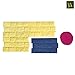 Roman Cobble Concrete Stamp Set by Walttools | Classic Decorative Cobblestone Pattern, Sturdy Polyurethane Texturing Mats, Realistic Detail (5 Piece)