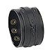 GelConnie Black Leather Cuff Bracelet Punk Belt Braided Wrap Bracelet Viking Bangle Handmade Woven Wristband LPB005-black