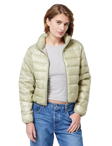 Calvin Klein Women’s Down Shine Puffer Jacket, Beige (Nordic Dust), XL