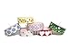 Japanese Washi Masking Tape by Minas Crafts, 0.6 Inches Wide, 32.8 Feet Long, Set of 3 - Star Power 1