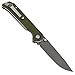 KIZER Knives Pocket Knife with Green Clip G10 Handles Material EDC Folding Knife, Begleiter V4458A2