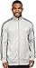 adidas Men's Essential Tricot Jacket, Medium Grey/Black Heather, Medium