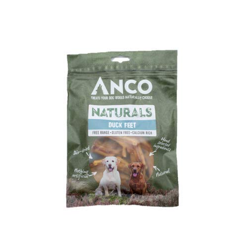 Anco Naturals Duck Feet - 100g - Dog/Puppy Treats - 100% Natural & Healthy