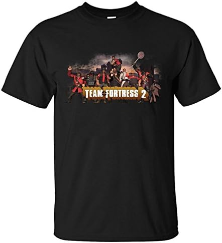 XGOGD Team Fortress 2 Men Casual T Shirt black M