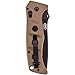 Benchmade Folding Knife, Drop Point, 3-13/16 in, Sand