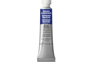 WINSOR & NEWTON 102263 102263 Professional Water Color Tube, 5ml, French Ultramarine