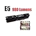 PowerTac E5 Gen4 980 Lumens CREE XM-L2 LED Flashlight Firefly and Strobe with two LegionArms CR123 Batteries