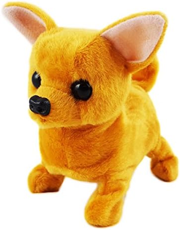 My Lovely Pet Battery Operated Mechanical Plush Dog, Walks, Barks, Wags Tail (Brown)