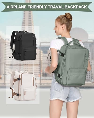SZLX Vacuum Backpack with Pump Carry-on Luggage 40x30x20 Ryanair Vueling Wizzair Easyjet Backpack Travel Cabin Airplane 40x20x25 Ryanair Women Waterproof Carrying Backpack for Laptop Computer