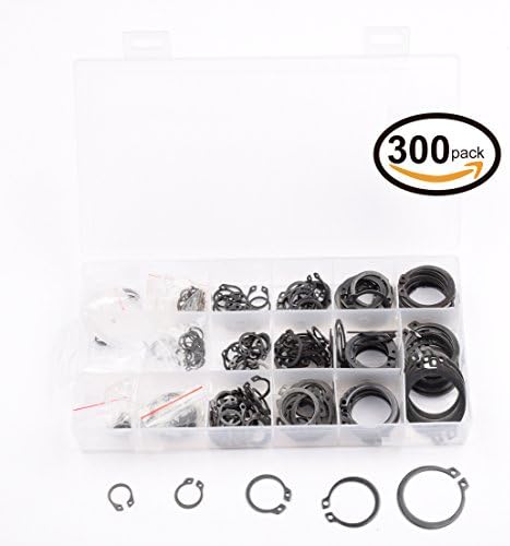 Seah Hardware 300 Piece External Retaining Ring Assortment
