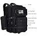 GZ XINXING 43L Large Military Tactical Backpack Army 3 Day Assault Pack Molle Bag Backpacks (Black1)