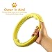 Fluffy Paws Dog Chewing Ring - Soft Rubber Ring Dental Chewing Teething Biting Chasing Training Toy for Small and Medium Dog Puppy - 10