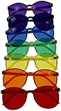Color Therapy Glasses Round Style Set of 7 Colors [Also Available in Set of 9]