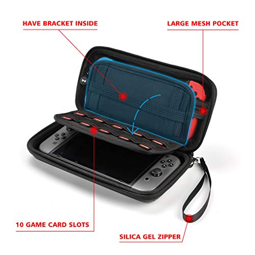 image for MEO Carrying Case Compatible with Nintendo Switch - All Protective Har