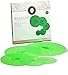 Bizanzzio Top On Flat Silicone Lids - Set of 5 (including an extra large approx 14 inch lid) in Mint Green -Reuseable Super Suction Food Covers