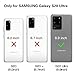 SPIDERCASE for Samsung Galaxy S20 Ultra Case, Heavy Duty Protection Shockproof Rugged Anti-Scratch Cover, Without Built-in Screen Protector, Case for Samsung Galaxy S20 Ultra 5G, 6.9