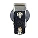 ESUPPORT Heavy Duty 20A 125V 15A 250V SPST 2 Terminal Pin ON/OFF Rocker Toggle Switch Metal Silver Contact Copper Terminal Pack of 5