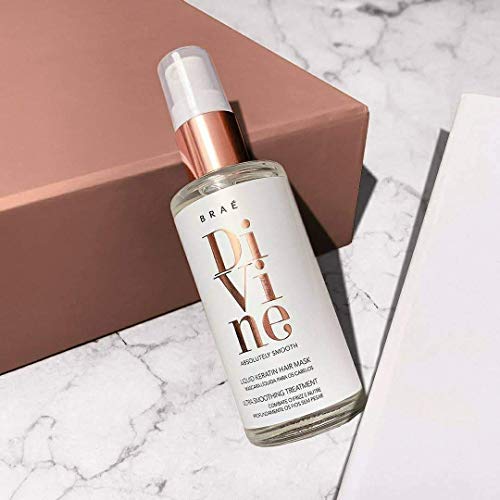 Express Hair Repair Keratin Mask Divine 2.02 fl. oz - Moisturizing Ultra Smoothing Shine-Enhancing Detangling Conditioning Keratin Hair Spray - Coconut Avocado Jojoba Oils