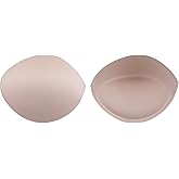 ButtonMode Padded Bra Cups Insert or Sew in, Instant Push up Size up Lift up Support, Breast Enhancer for Bridal and Dresses