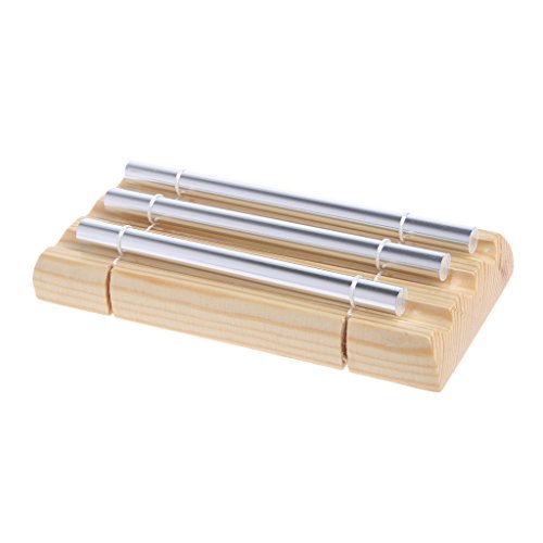 Misright Creative Wooden Percussion Trio Chime Solo Musical Instruments Meditation Relaxation