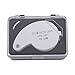 NYKKOLA 40X Illuminated Jewelers Eye Loupe Magnifier, Foldable Jewelry Magnifier with Bright LED Light for Gems, Jewelry, Rocks, Stamps, Coins, Watches, Hobbies, Etc