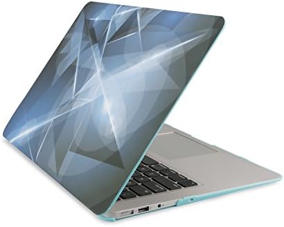 WINHI MacBook Air 13 Inch Case Hard Shell Folio Case Snap on Computer Cover for Model A1466 and A1369 (with Keyboard Protective Film &amp; Mouse Pad)- Star Light