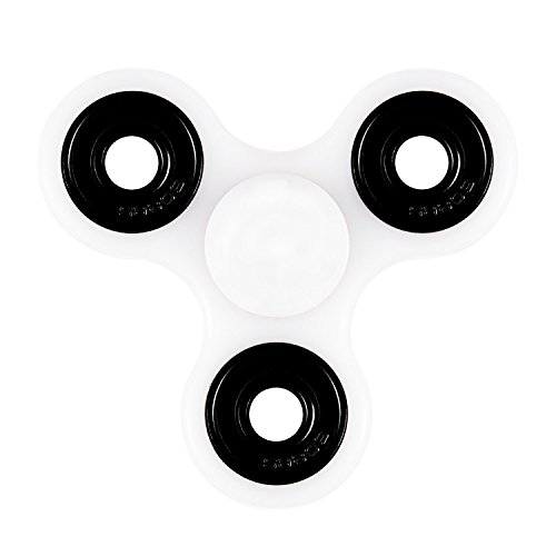 XY Fidget Hand Spinner Toy Perfect For Anxiety, ADHD, ADD and Autism Adult Children, with Ceramic Bearing. (White)