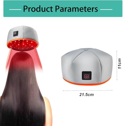 LBOYLOVE® Hair Growth Cap, Red Light Therapy for Hair, Hair care High Frequency Wand Hair Growth, Hair Grow Hair Regrowth for Men and Women