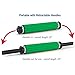 THERABAND Roller Massager +, Portable Muscle Rolling Stick with Retractable Handles for Self-Myofascial Release, Deep Tissue & Trigger Point Massage, Gifts for Runners, Athletes, Crossfit