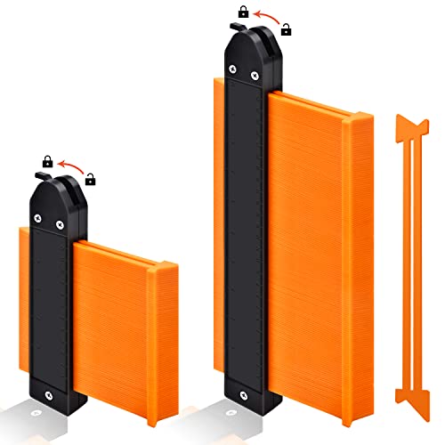 𝗖𝗼𝗻𝘁𝗼𝘂𝗿 𝗚𝗮𝘂𝗴𝗲 Profile Tool, GOXAWEE Irregular Shape Duplicator 5''& 10 ...