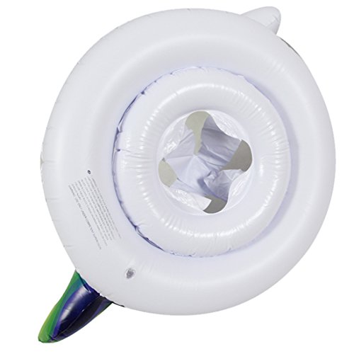 image for Xinyu Inflatable Float Swimming Aids Pool Unicorn Swim Ring White Anim
