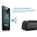 Poweradd Bluetooth Speaker Wireless Portable Speaker with Sensitive Touch Control, Dual Bass Stereo Loudspeaker & Superior Surround Sound, NFC, Build in Microphone for IPhone, Samsung, Tablet - Black