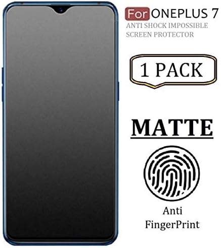 ArmourPro Unbreakable Flexible Impossible Fiber Film Matte Screen Protector Screen Guard for Oneplus 6T / Oneplus 7 with Easy Installation Kit [Not a Tempered Glass]