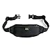 Amphipod AirFlow Lite Waistpack, Minimalist Runners Storage Fanny Waist Pack for Running, Jogging & Walking, Men & Women - Black - L