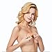 Sticky bra, Nipple Covers Self Adhesive Freedom Bra Nippleless Paties Breast Lift Tapes Petals Strapless Backless Bra for Women,Stick on Bra Beige