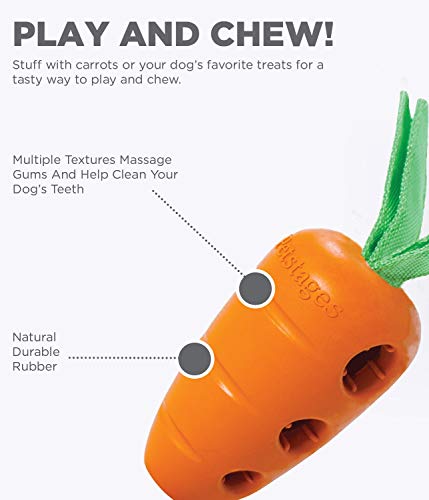 Petstages Carrot Stuffer Dog Toy - Image 3