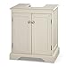 Weatherby Bathroom Pedestal Sink Storage Cabinet - Cream