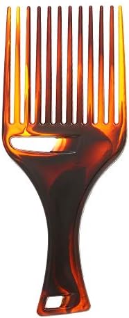 Lebeaut Plastic Hair Comb Insert Afro Hair Pick Comb Hair Fork Comb Hairdressing Oil Slick Head Hairstyling Brush