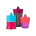Boon Snug Spout with Cup, Blue/Orange/Green (Pack of 3)