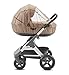 Enovoe Mosquito Net for Stroller - Durable Baby Stroller Mosquito Net - Perfect Bug Net for Strollers, Bassinets, Cradles, Playards, Pack N Plays and Portable Mini Crib