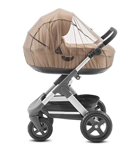 Enovoe Baby Mosquito Net for Stroller - Durable Stroller Mosquito Net - Perfect Bug Net for Stroller, Car Seats, Bassinets, Cradles, Playards, Playpens and Pack N Plays (White)