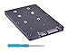 mSATA SSD to 22-Pin SATA III Converter Adapter with 2.5'' Enclosure, Support 3027 3050 3070 mSATA Internal Solid State Drive SSD