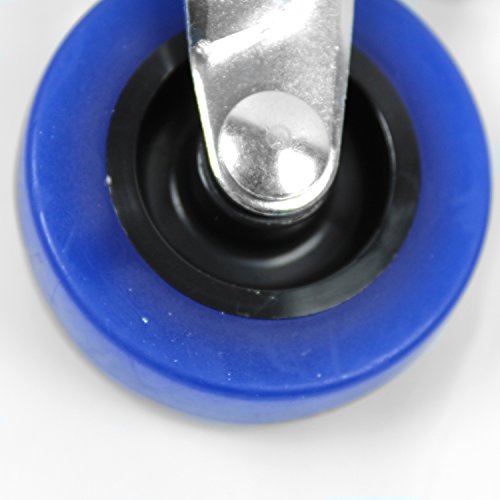 4x Heavy Duty Swivel Rubber Castor Caster Wheels 50mm Industrial