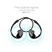 Dacom Athlete Waterproof Bluetooth headset Wireless sport headphones stereo music earphones fone de ouvido with microphone & NFC (Black)